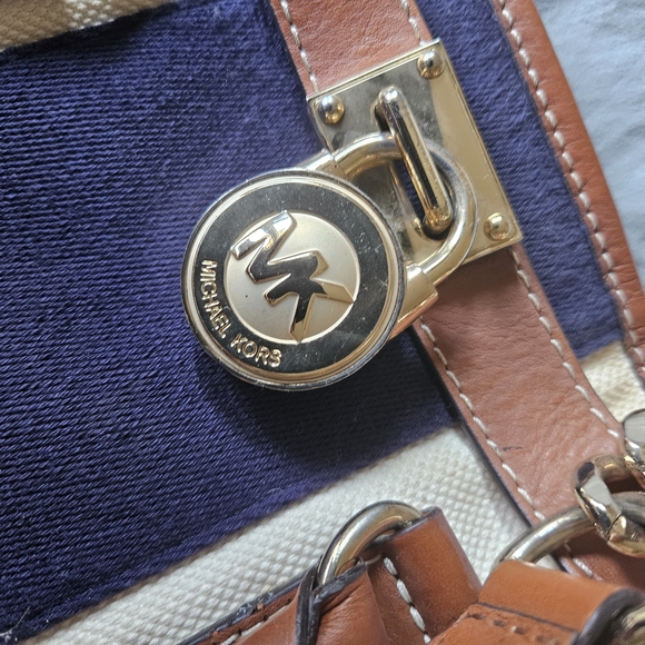 Michael Kors Tan, Cream, and Black Tote - Picture 6 of 6